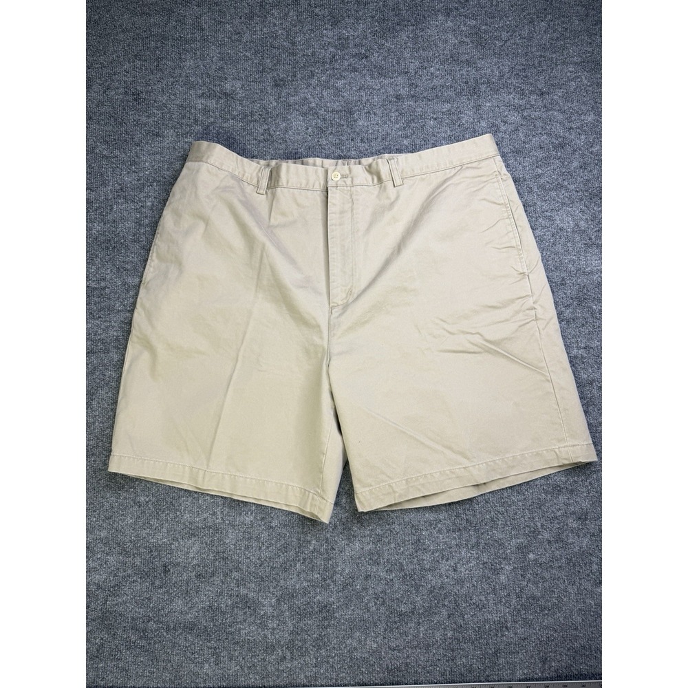 Vineyard Vines Club Short Shorts Mens 42 Khaki Tan Classic Chino Casual Cotton
